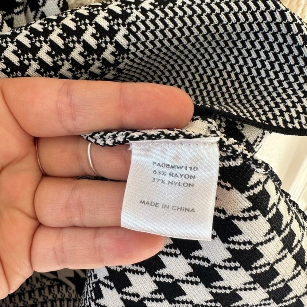 Parker Danny Houndstooth Skater Dress - Picture 4 of 6